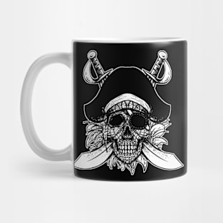 Pirate Skull Tribal Mug